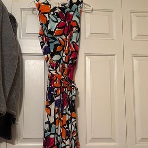 Lauren Ralph Lauren Vibrant Multicolor Sleeveless Dress